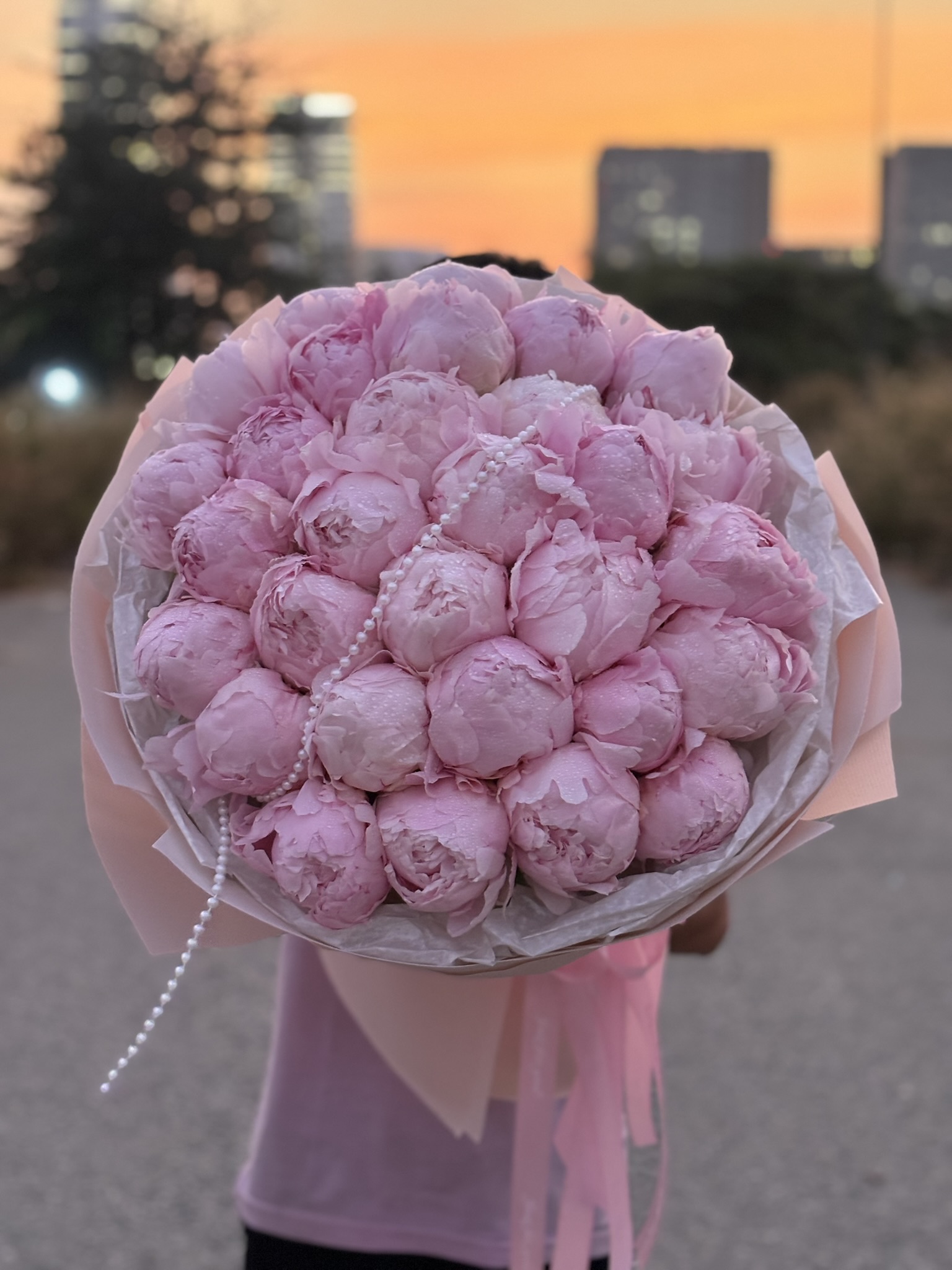 Bó Hoa Peony Hà Lan Hồng Pastel – Thanh Lịch & Quý Phái