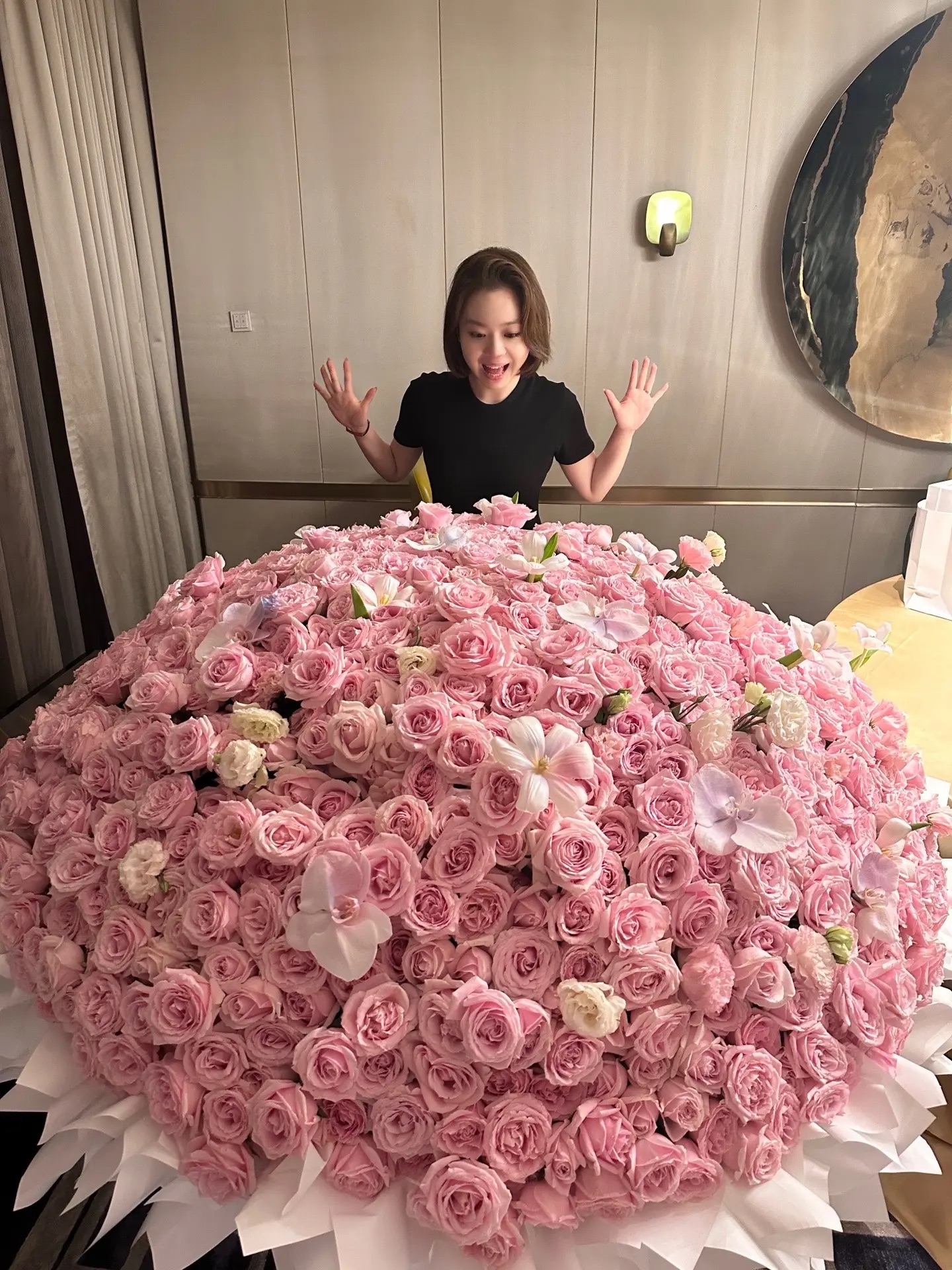 Hơn 1500 Hoa Khổng Lồ Ohara Mix Tulip Lan Hồ Điệp – Đẳng Cấp Hồng Pastel