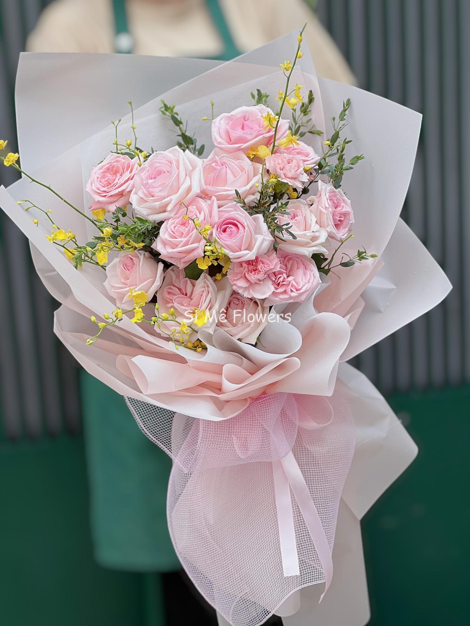 Bó Hoa Hồng Ohara Tone Pastel