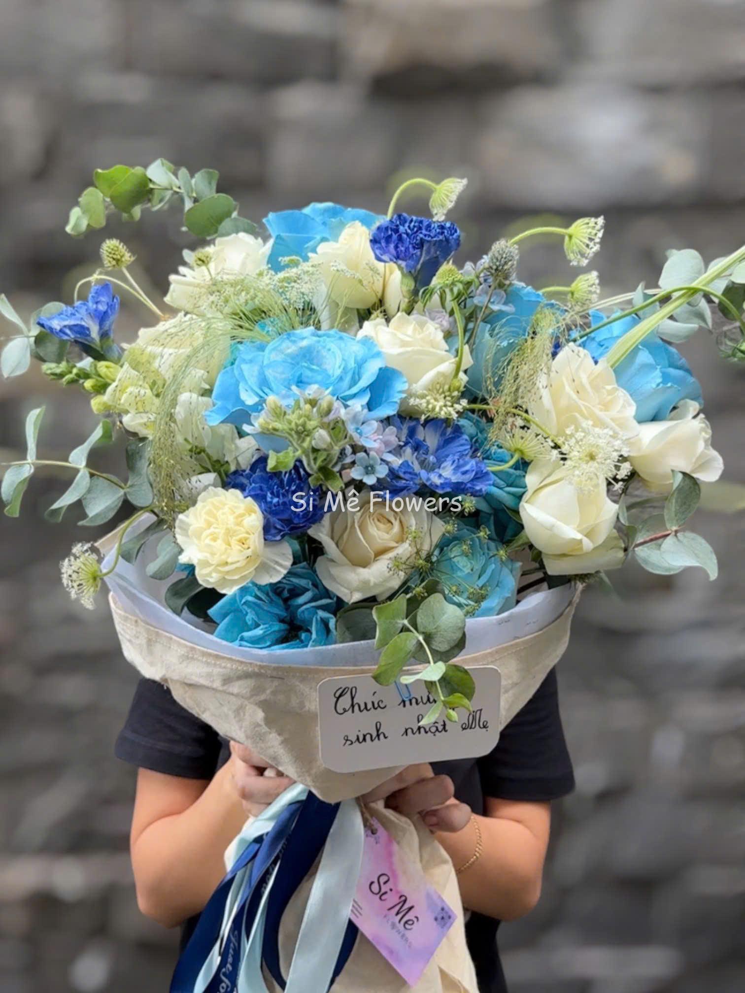 Hồng Ecuador Xanh Mix Hồng Trắng – Thanh Lịch