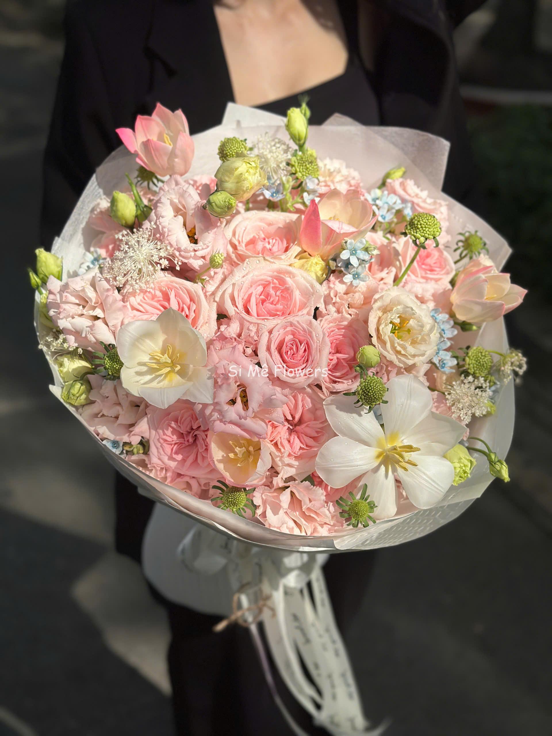 Tulip Mix Hồng Ohara & Cát Tường